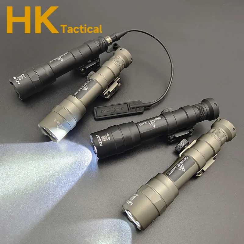 Tactical 1400 Lumens M300 M600DF Momentary/Constant High Power LED Strong Light Flashlight With Weapon Light SF Remote Switch XJ250701