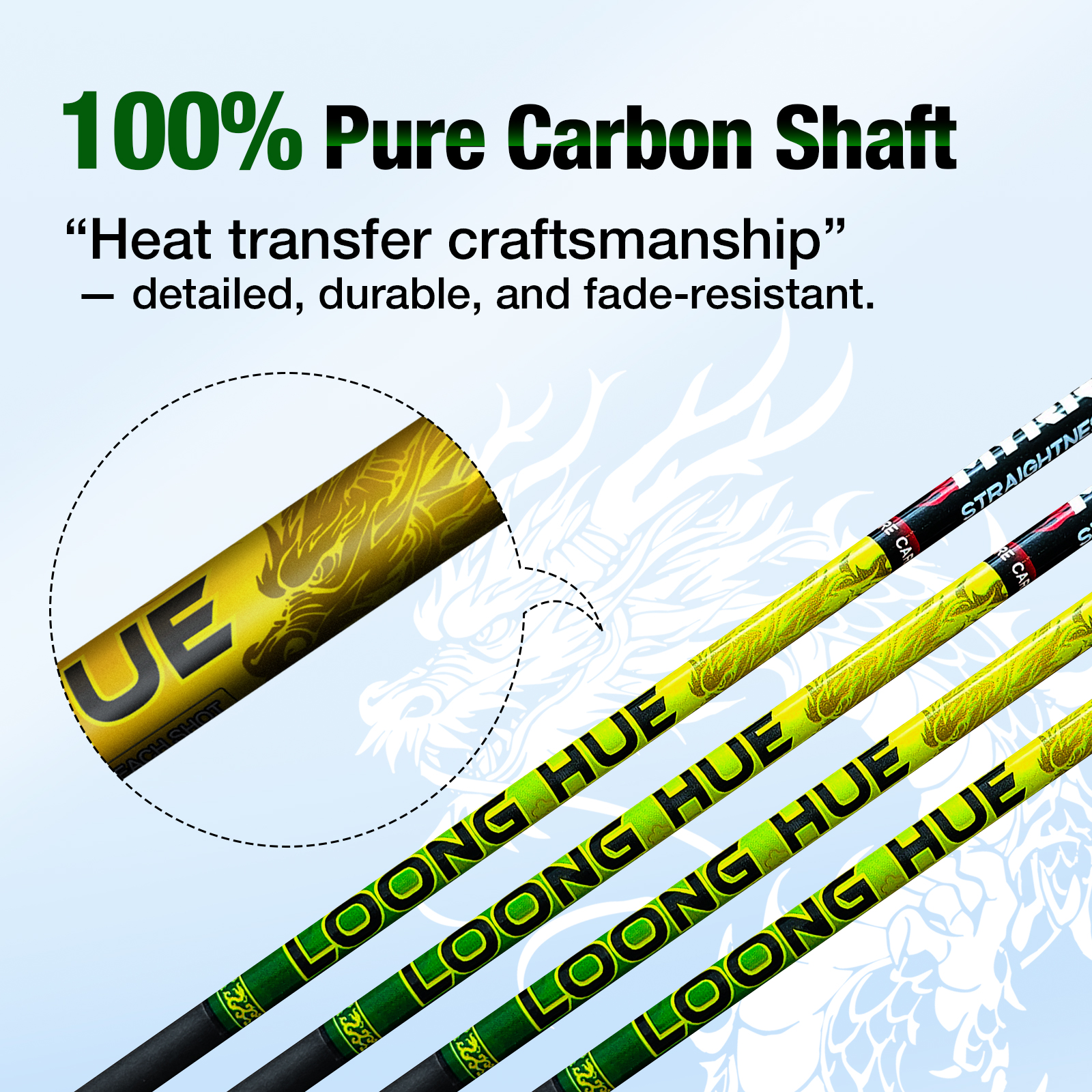 31-inch Carbon Shaft DIY 12Pcs +/-.003 Straightness Spine 350-1500 Pure Carbon Arrow Shaft Arrows Hunting Shooting Shaft Can Be Customized
