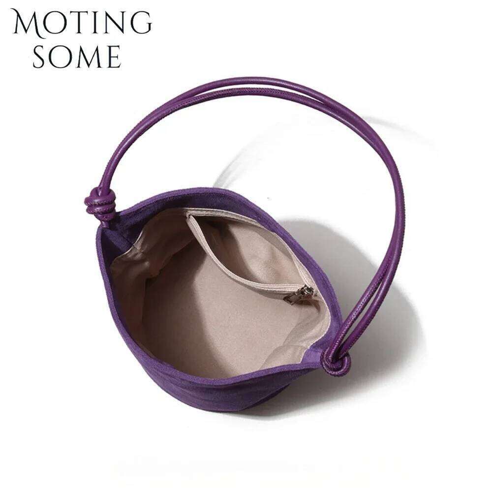 Elegant Women's Mini Tote by Motingsome: Soft Suede with Adjustable Straps & Classic Design