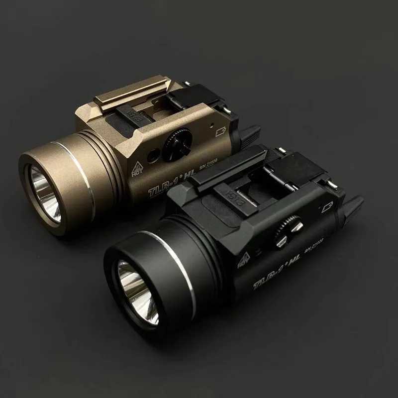 Tactical TLR-1 TLR-8 Weapon Gun Flashlight Metal 1000 Lumens TLR8 LED Strobe Light 20mm Glock 17 Airsoft Rifle TLR1 Scout Torch XJ250701