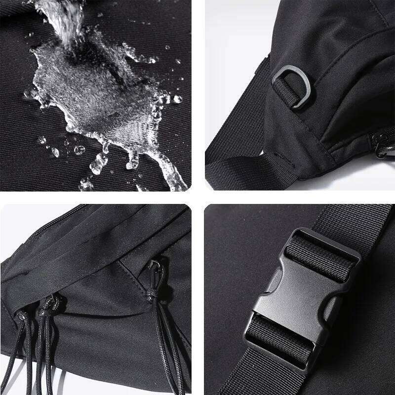 MOYYI Multifunctional Oxford Waterproof Multi-layer Crossbody 9.7inch iPad Zipper Shoulder Bag for Men Women