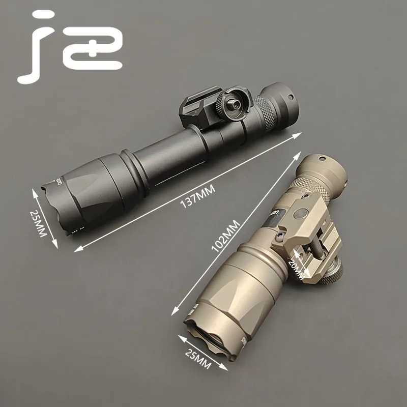 M300 M300C M600 Flashlight Surefir Scout Light Tactical mini M600C Gun Light 20mm Picatinny Rail Airsoft Hunting Weapon LightXJ250701