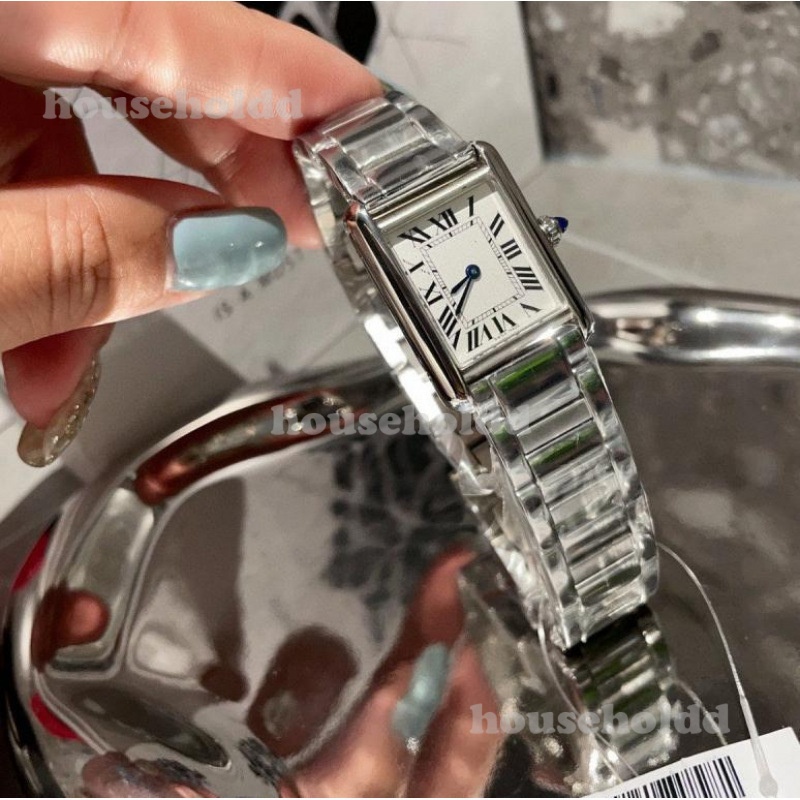 High Quality Luxury Designer Womens Watches Gold Silver Steel Belt Female Ladies Quartz Watch Relogio Gifts for Women Girl