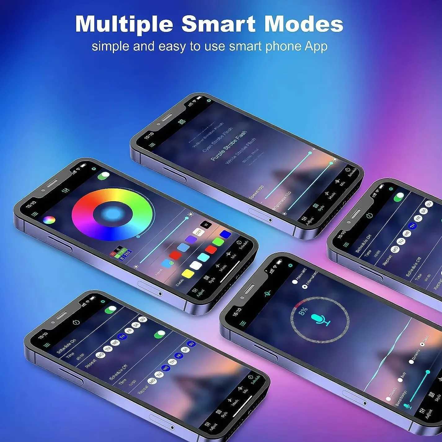 USB RGB TV Background Atmosphere LED Strip Lights Bluetooth 5V 5050 RGB LED Lights Flexible Lamp Tape for Room Game Decoration W250701