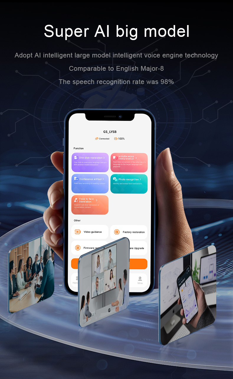 x6 pro smartwatch with realtime translation for conferences