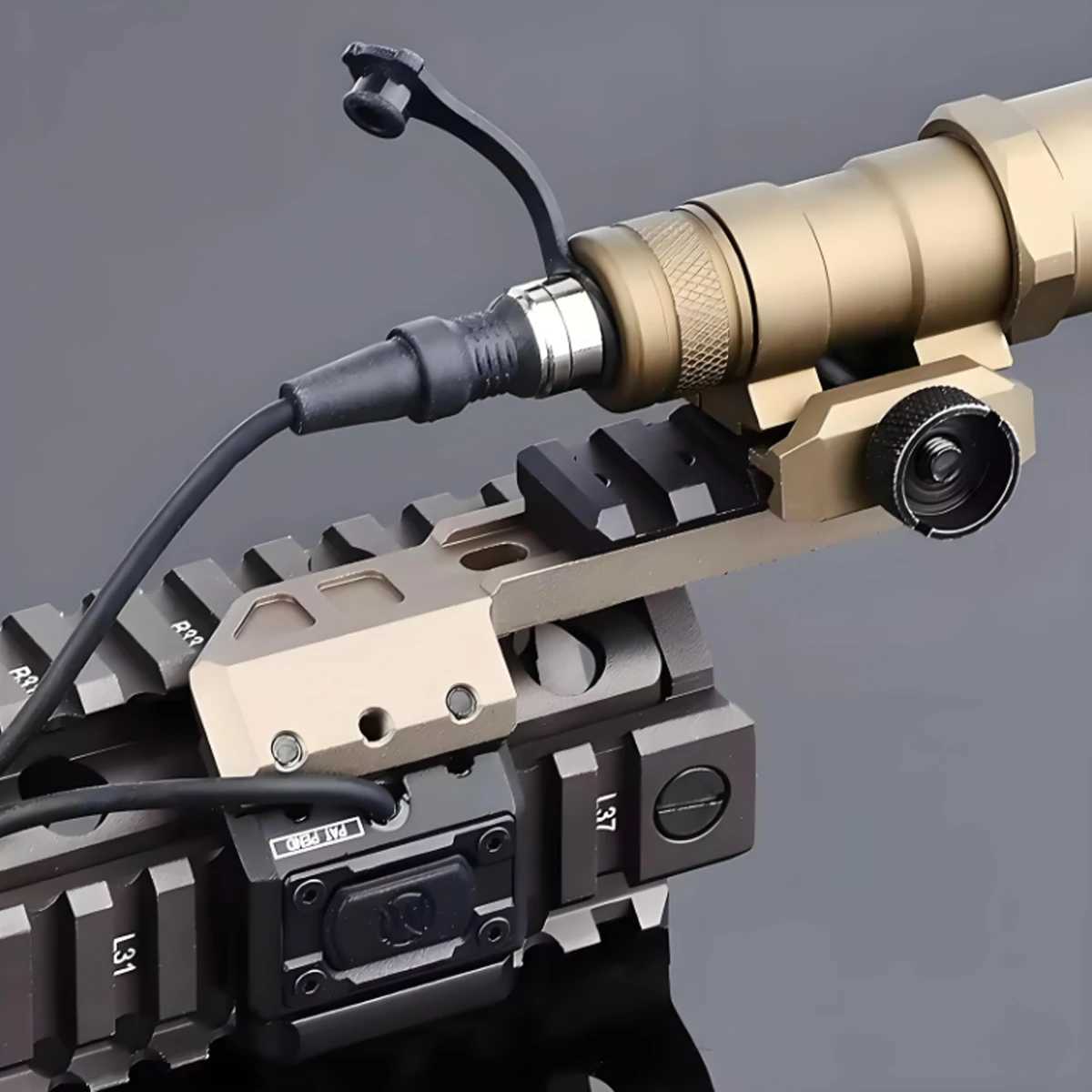 Surefire M300 M600 Flashlight With UNIT Modbutton Lite Pressure Switch 20mm Rail Rifle Airsoft M600C M600B Weapon Scout Light XJ250701