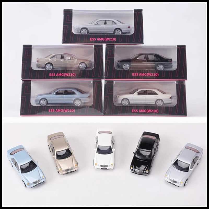 SHADOW Diecast 1 64 Scale E55 AMG W210 Alloy Car Model Static Collection Decorated Holiday Gifts Toys W250702