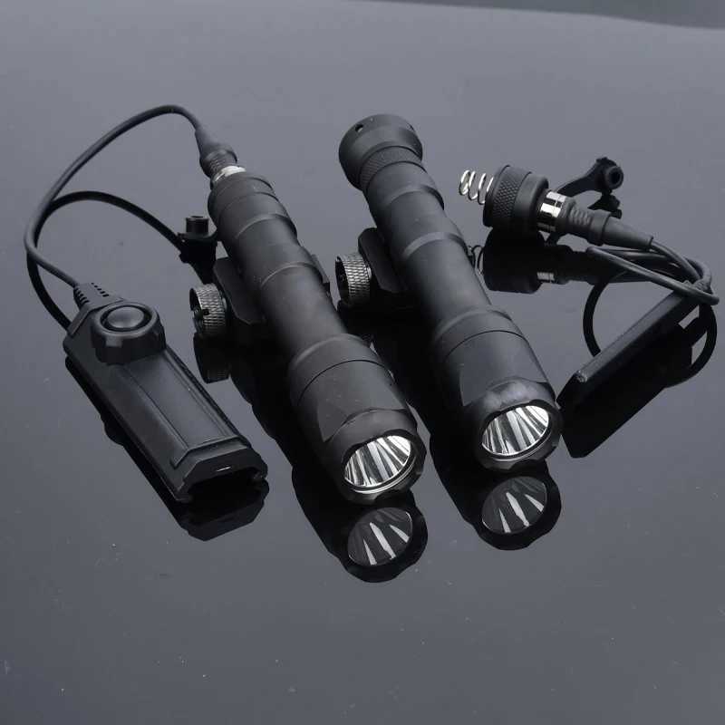 Suref Tactical M600 M600C Hunting Weapon Flashlight Dual Function Tactical Rifle Airsoft Accessories Weapon Scout Light LED XJ250701