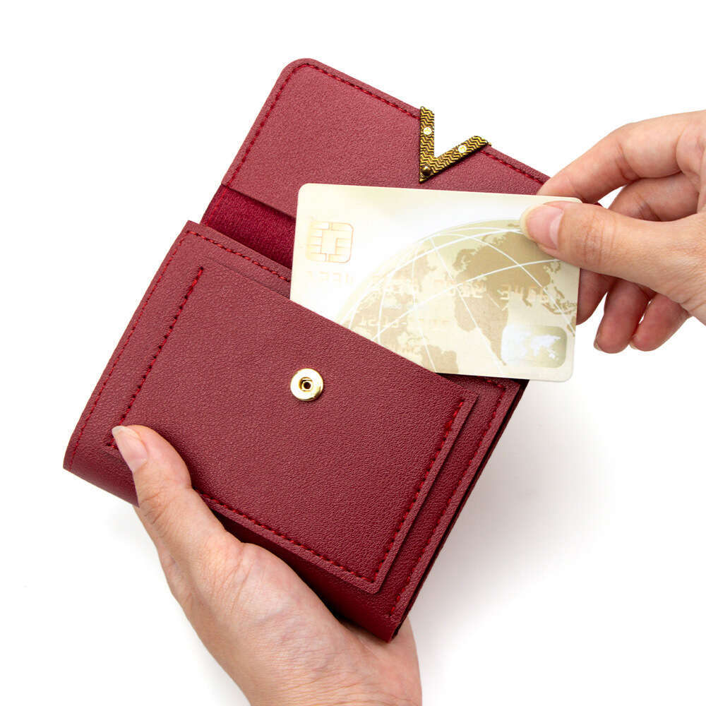 New Korean Style Simple Girls' Clutch Student Coin Purse Card Holder Women's Short Wallet