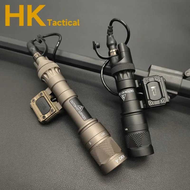 Tactical Scout Light M300V M600V LED White Strobe Flashlight Remote Pressure Switch for Hunting Rifle Fit 20MM Picatinny Rail XJ250701