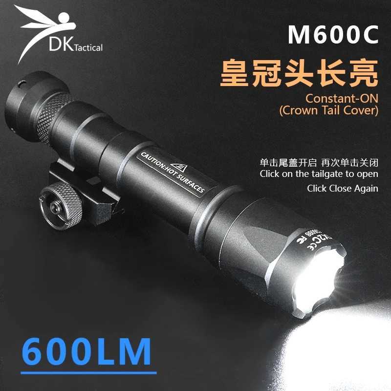 US Warehouse Tactical SF X300 X300U M600C M300 Flashlight Hunting Weapon Scout Light Airsoft Lamp Accessories Fit 20mm Rail XJ250701