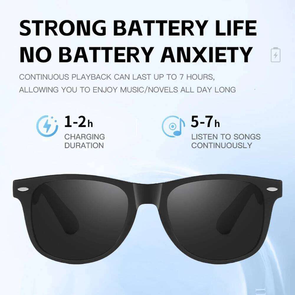 AI Smart Translate Eyeglasses IP67 Waterproof Portable Music Play Rechargeable Wireless Sports Sun Glasses for Men Women