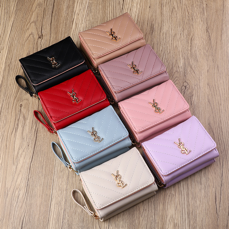 European Style Women's Short Wallet 2025 - Minimalist Slim Card Organizer with Multi-Slots & Coin Pocket Free Shipping