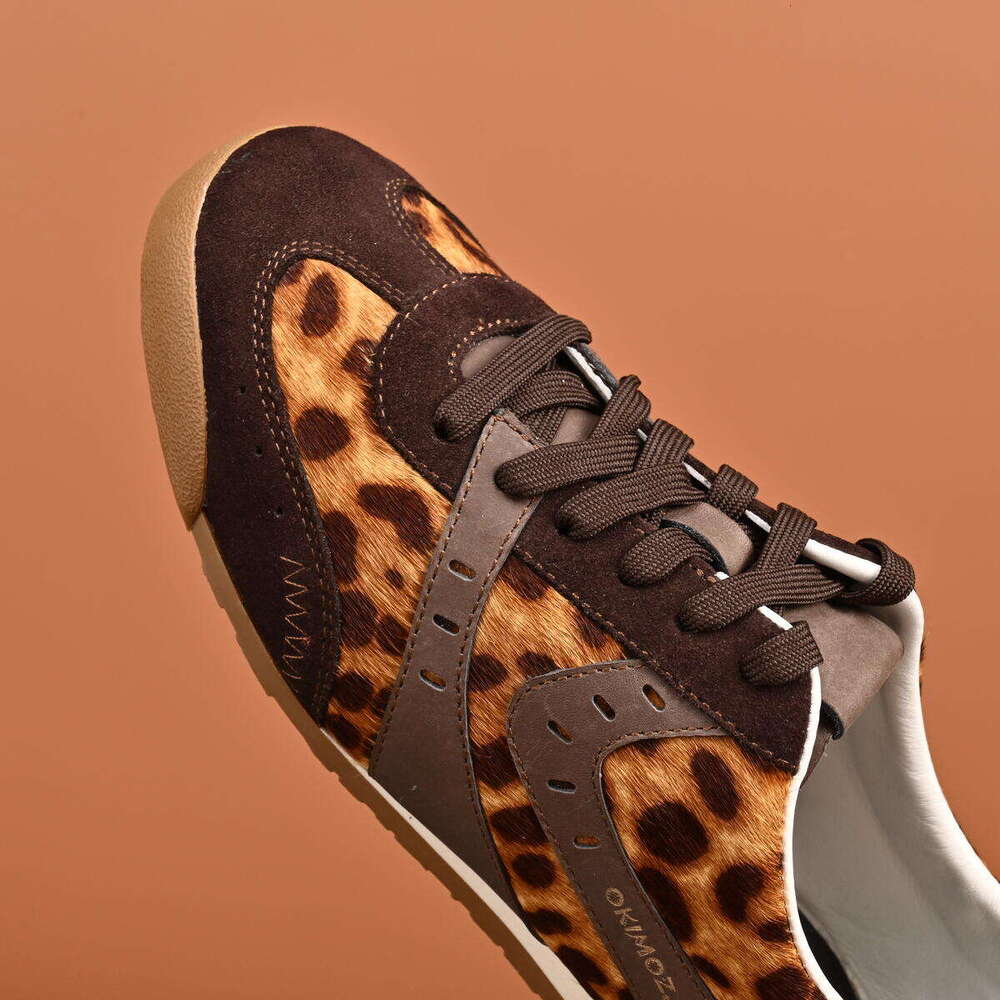 Lanjia Modern Unisex Streetwear Tennis Flats Featuring Feline Design Okimoz E