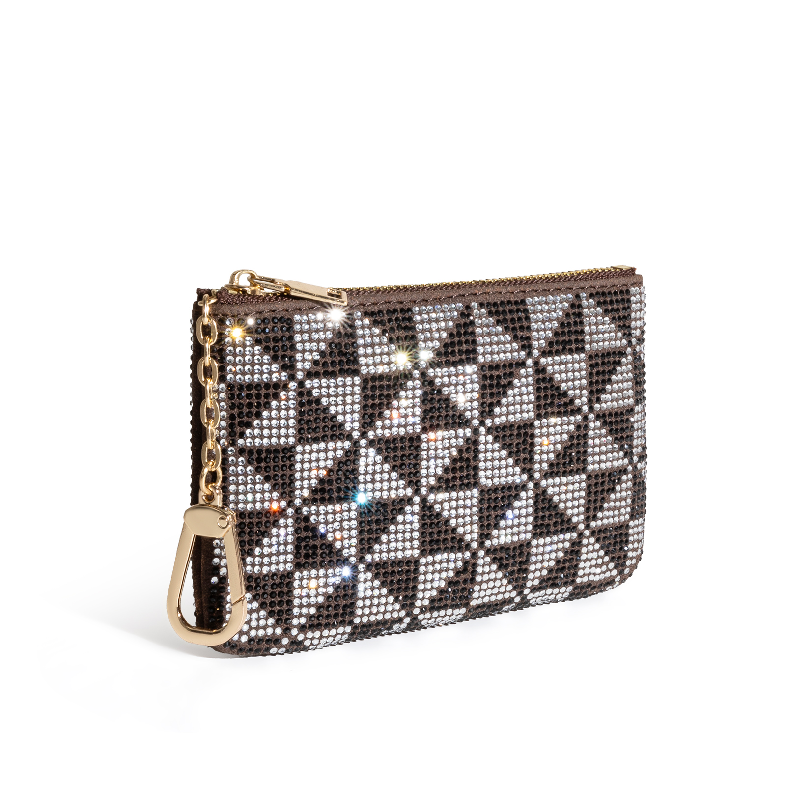Lacel Urwebin Stylish Shiny Diamond-Studded Compact Makeup Bag