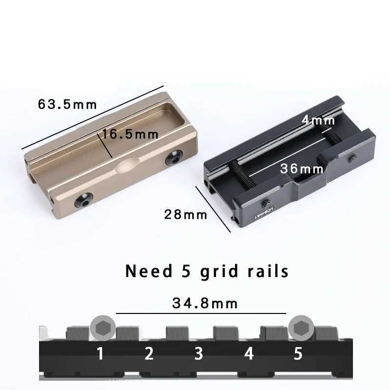 Mlok Keymod Rail Mount Surefir M600 M300 Airsoft Weapon Scout Light Flashlight DBAL ST07 Pressure Pad Switch Airsoft AccessoriesXJ250701