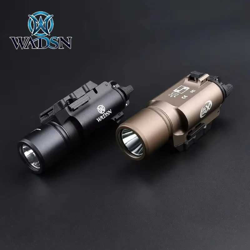 Tactical Surefire X300U X300 Ultra XH35 X300V Metal Pistol Light Airsoft Weapon Gun Light Strobe Flashlight Torch XJ250701