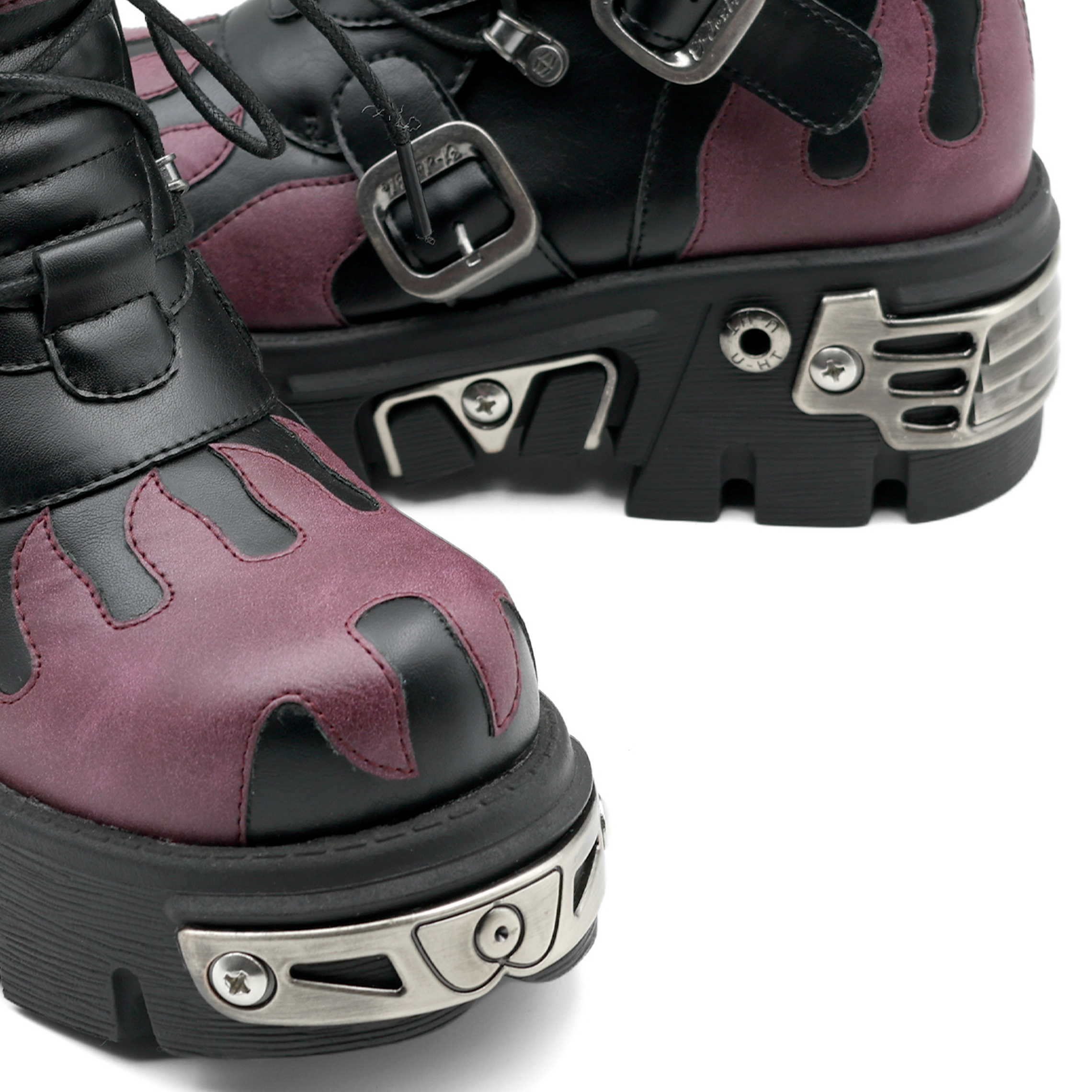 Trendsetting Female Hi-Top Sneakers Combining Comfort & Fashion Ideal for a Spiked Up Look