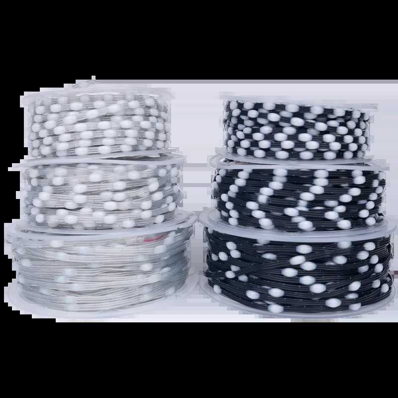 5V WS2811 WS2812 3PIN Black Wire LED String Lights Dream Color RGBIC Addressable Individually Fairy Light Seed Pixels Light W250701