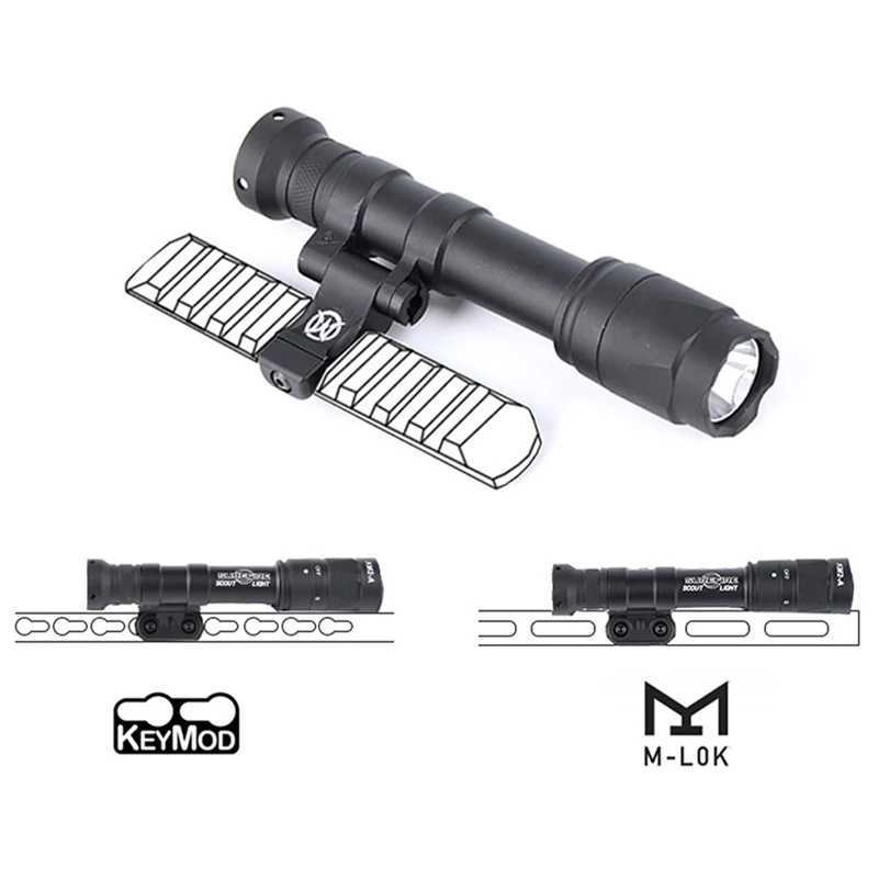 WADSN M640 M640C Tactical Surefire Flashlight AR15 Rifle Weapon Airsoft Light strobe Mlok Keymod Pictinny 20mm Rail Hunting LampXJ250701