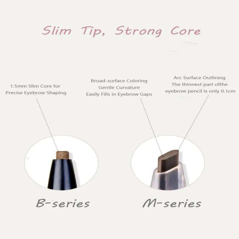 Flortte Mood Institute Fune Series Browpencil Double-head Superfine Eyebrow Enhancer Long-lasting Sdge-proof Women Eye Makeup X250702
