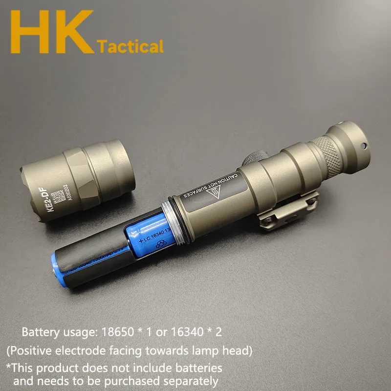 Tactical 1400 Lumens M300 M600DF Momentary/Constant High Power LED Strong Light Flashlight With Weapon Light SF Remote Switch XJ250701