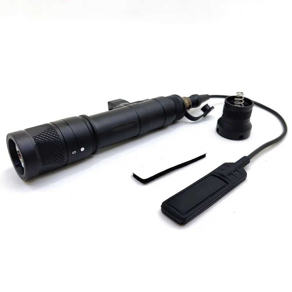 SOTAC Tactical Light M640V-DF Lighting High Lumens LED White Scout Flashlight with Remote Pressure Switch for Hunting RailXJ250701
