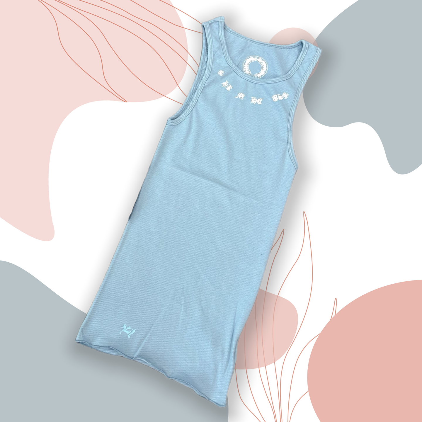 Knit Cotton V-neck Tank Top - Stylish & Comfortable Everyday Wear-1