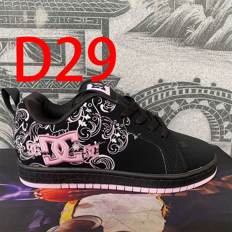 Dc Shoe Designer Formal Mens Sneaker Womens Trainer Trendy Casual Shoes Denim Canvas Leather Fashion Thick Platform Height Increase Size