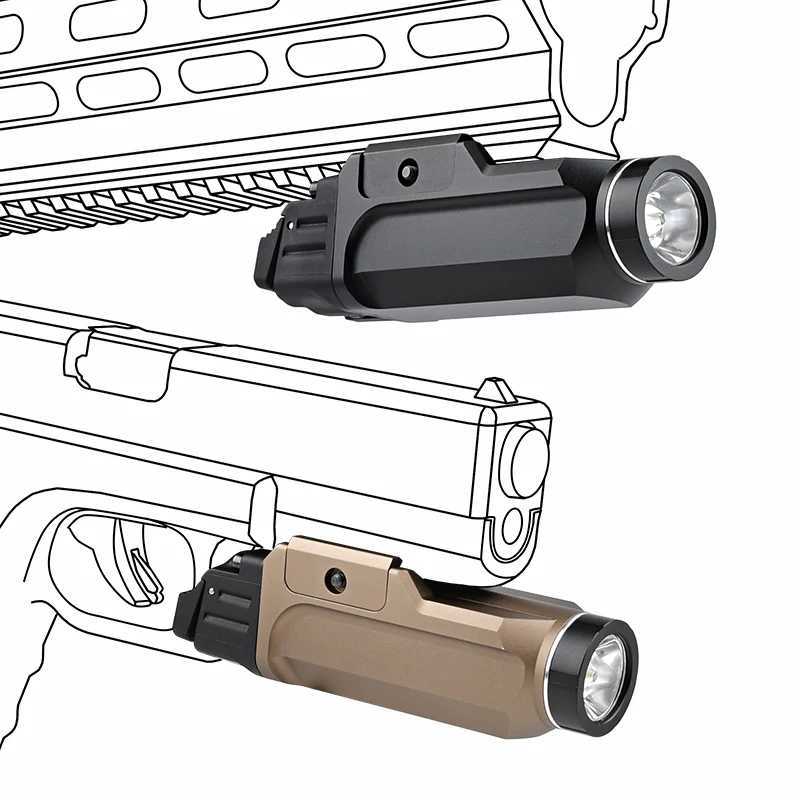 WADSN TR9 high lumen tactical flashlight weapon light suitable for AR15 optical hunting weapon air gun accessories 20mm track XJ250701