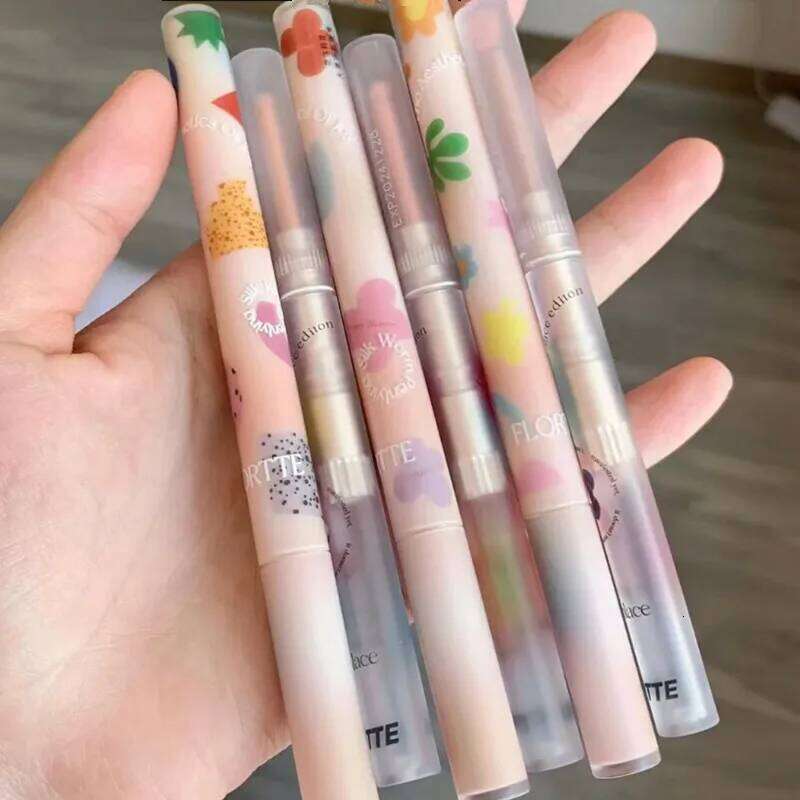 Flortte Lying Silkworm Ultra-fine Eyeliner Pen Waterproof Big Eyes Makeup Liquid Eye Shadow Pencil Smooth Quick-drying Cosmetics X250