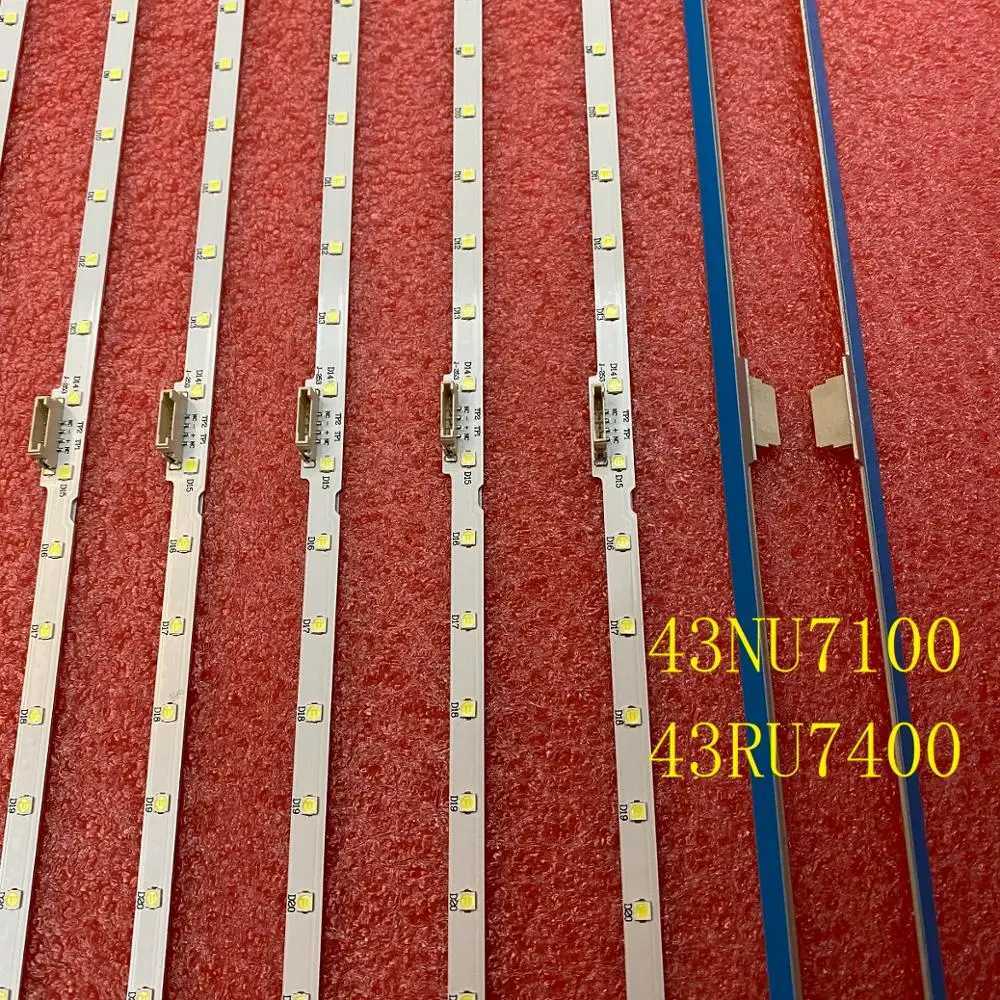 LED backlight strip for Samsung 43NU7100 UN43NU7100G UN43NU7100 UE43NU7100 UE43NU7120 UE43NU7170 UN43RU7400 BN61-15482A W250701