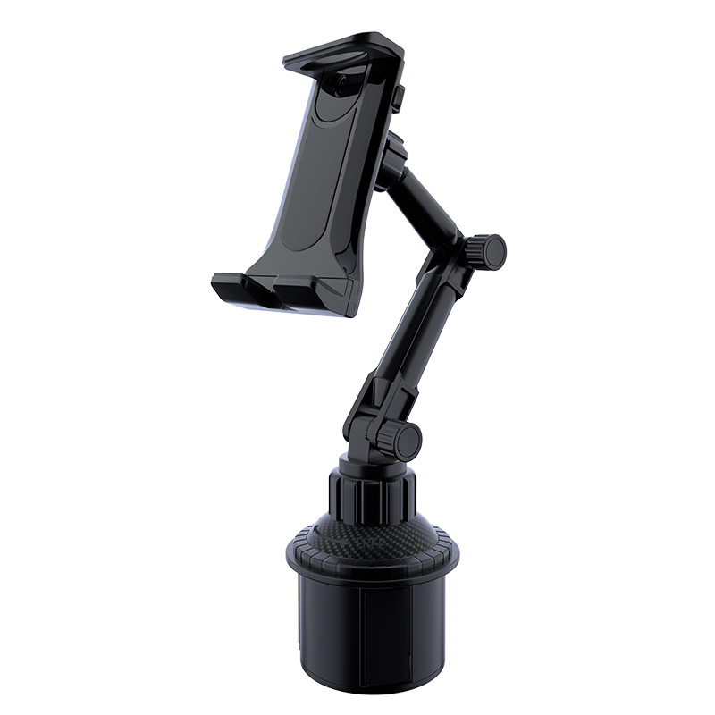 2 in 1 Cup Holder Cell Phone & Tablet Mount Car Cradles Adjustable Gooseneck Holders Compatible for ipad iphone samsung huawei By Sea Shipping