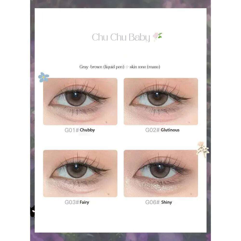 FLORTTE to Meet Chu Double-Headed Silkworm Eyeshadow and Eyeliner Suborbital Hypertrophic Orbicularis Pen Makeup X250702