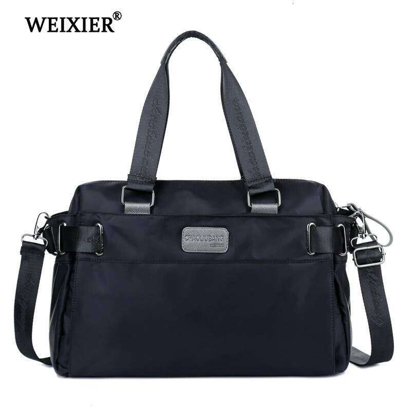 New Unisex Portable Nylon Handbags Large Multifunctional Shoulder Bag Solid Color Weekend Lage Tote Wholesale High Quality