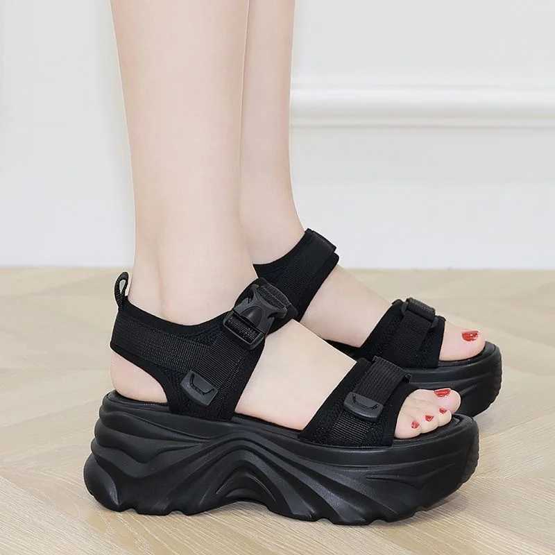 Womens Fashion Trend Tassel Shoelaces Are Non Slip Wear-resistant Comfortable Soft Soled Flat Heeled Sandals M250702