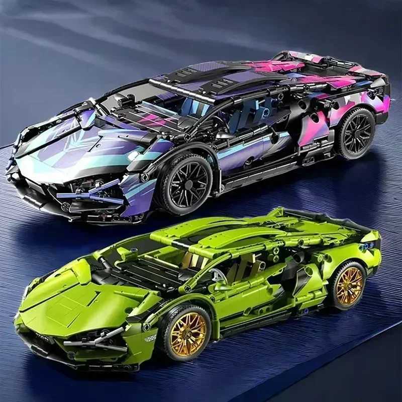 Technical 1314Pcs RC Race Car Building Block Set Remote Control Motor Sport Car Collectible 1 14 Model Scale MOC Toy Adult Gifts XJ250702