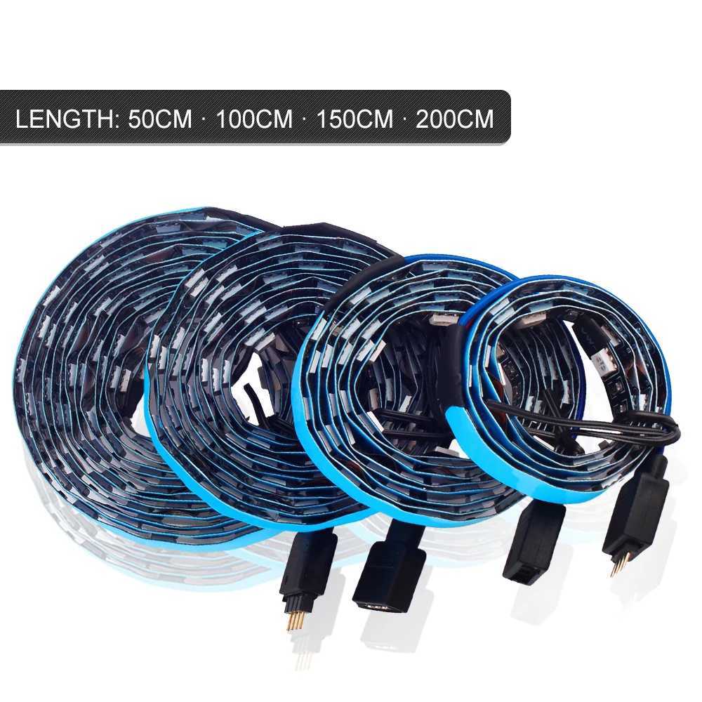 PC Bilgisayar Kasas LED erit Ik RGB LED erit 5050 Tam Set SATA G Kayna Arayz ve Uzaktan Kumanda ile W250701