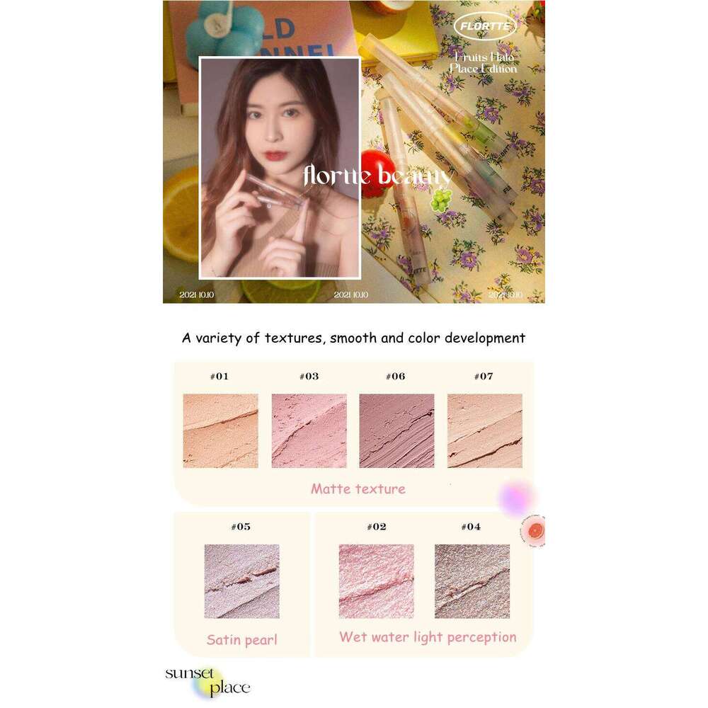 Flortte I Love Myself Series Silkworm Eyeshadow Pen Suborbital Hypertrophic Orbicularis Pencil Longlasting Women Beauty Cosmetic X250