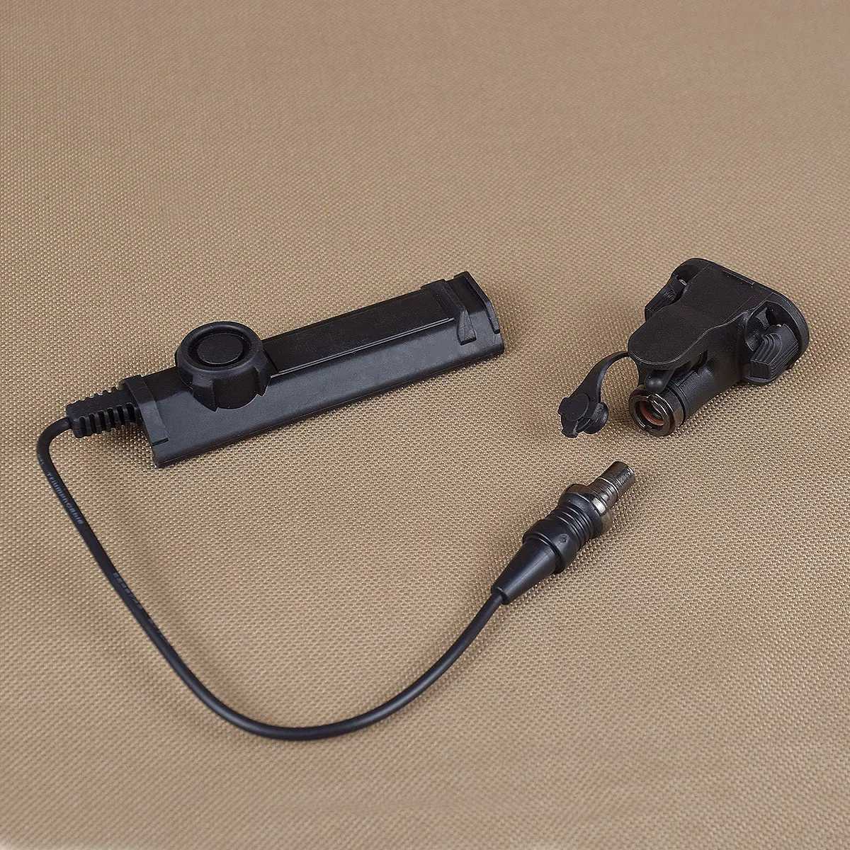 Tactical Remote Dual Pressure Switch Adapter For SF X300 X400 Airsoft Weapon Gun Light Fit 20mm Picatinny RailXJ250701