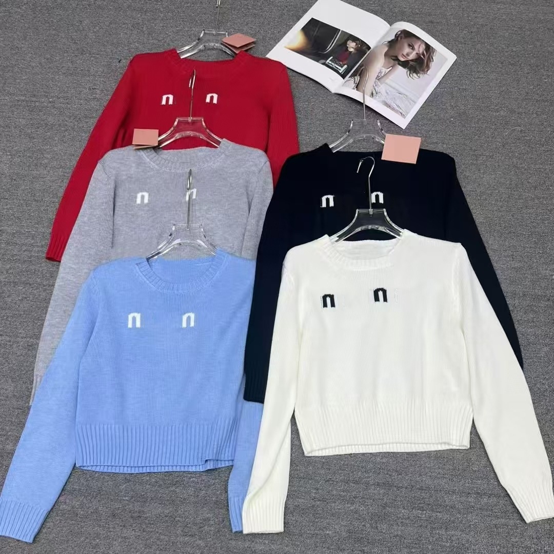 Designer Womens Knitted Sweater Letter T Shirt Women Tops Jackets Sexy Hollow Sweatershirt Multi Color Jumper Hoodie Pullover sweaters Tank Top Jumper