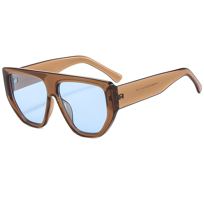 Luxury Designer Sunglasses Fashion Square UV Protection Unisex - Trendy Hip Hop Sun Glasses High Quality