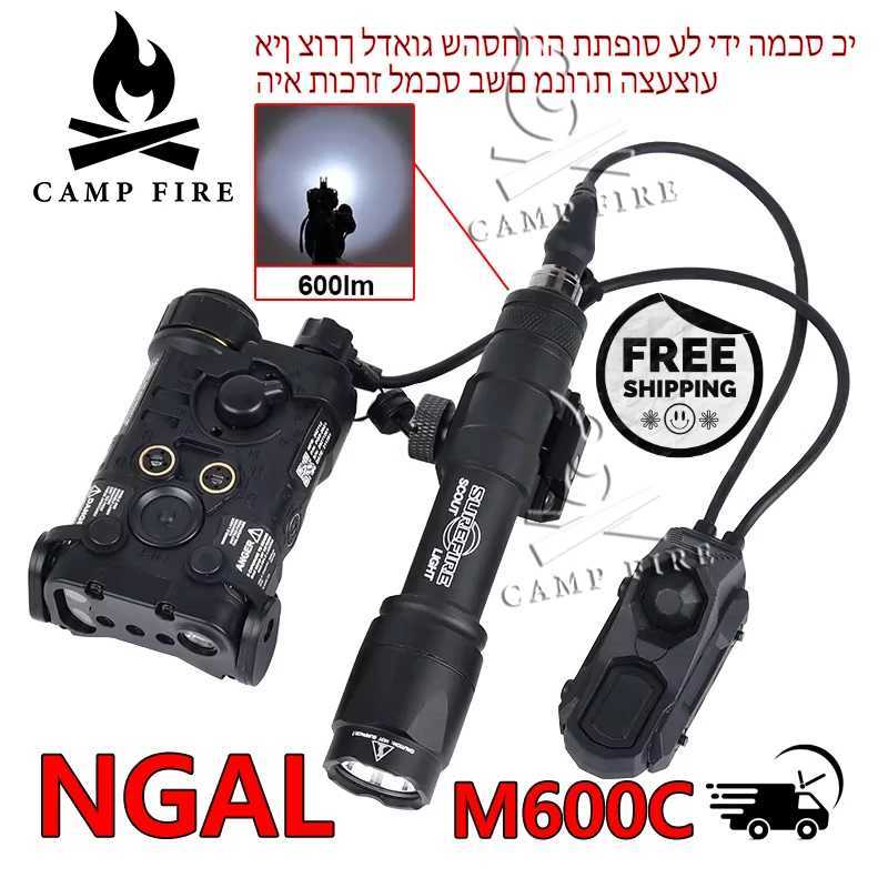 Airsoft NGAL M600C M300A PEQ 15 UHP Surefir flashlights Red Green Blue IR Pointer Red Dot Indicator Hunting Scout Weapon light XJ250701