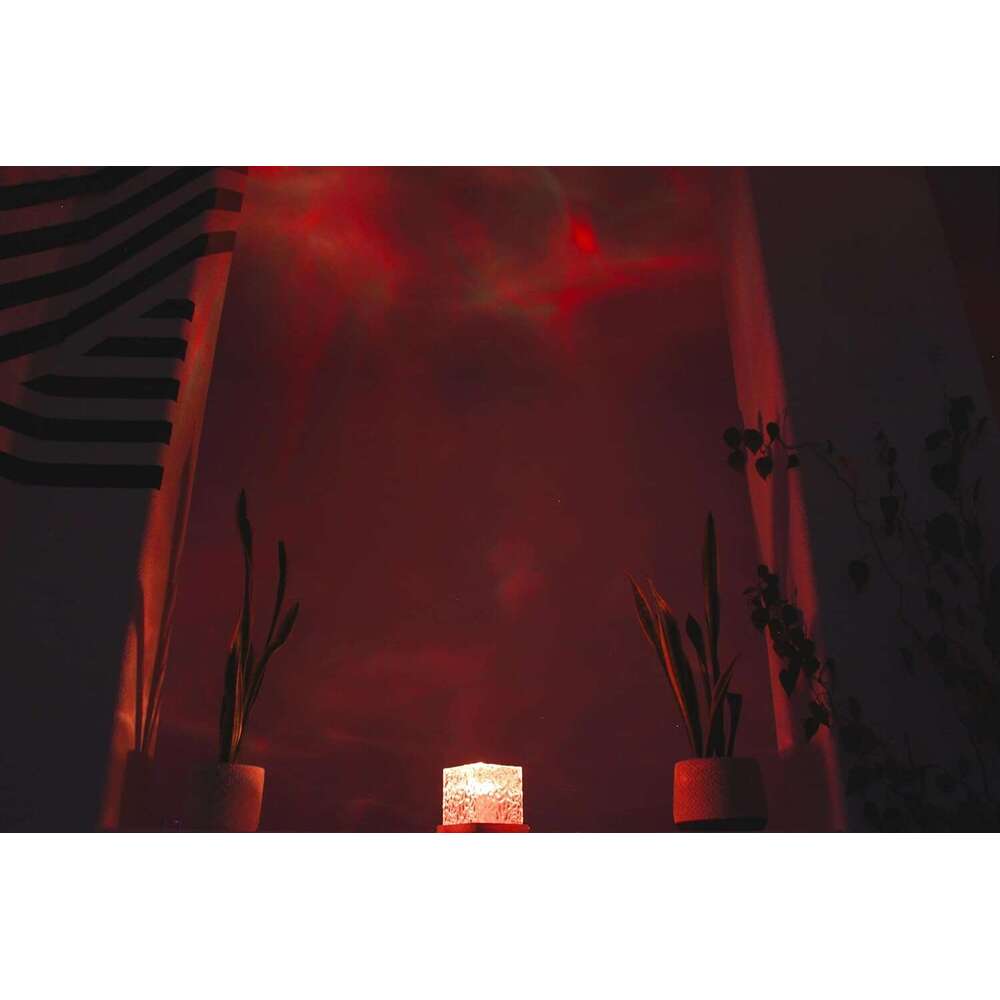 Projector Northern Lights Dimmable Ocean Wave Night Light with Remote Multi Mode Slow Moving Ripple Effect Underwater Aurora Halosphere Lamp for Bedro