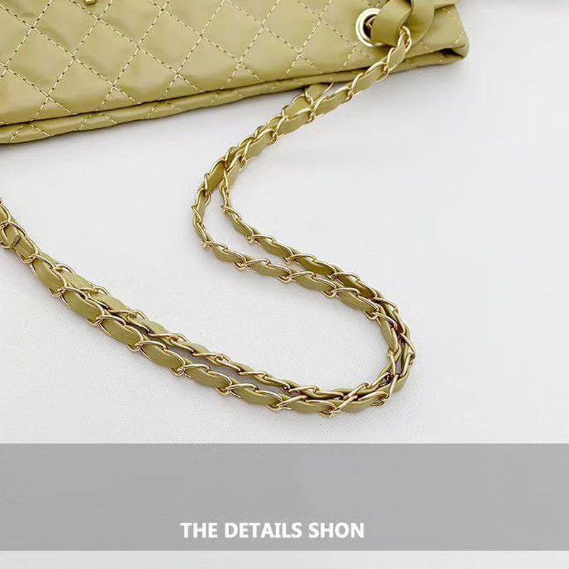 Large capacity designer bag Multiple colors to choose from women's shoulder bag oversized shopping tote bag solid color diamond