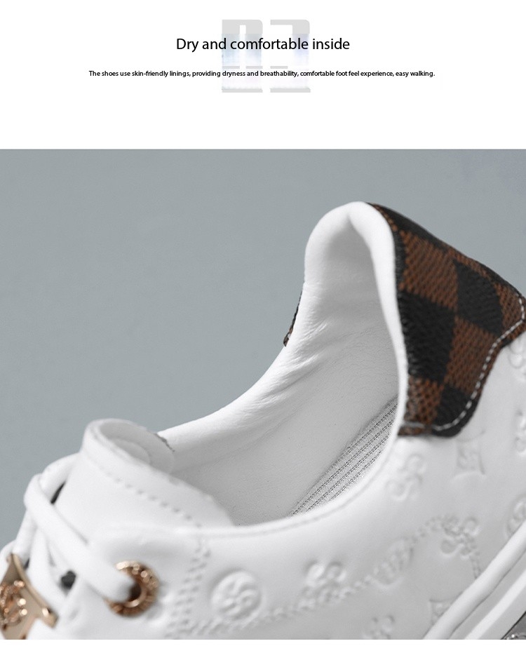 Men's breathable white shoes, men's summer casual board shoes, trendy shoes, men's hot items, one foot kick