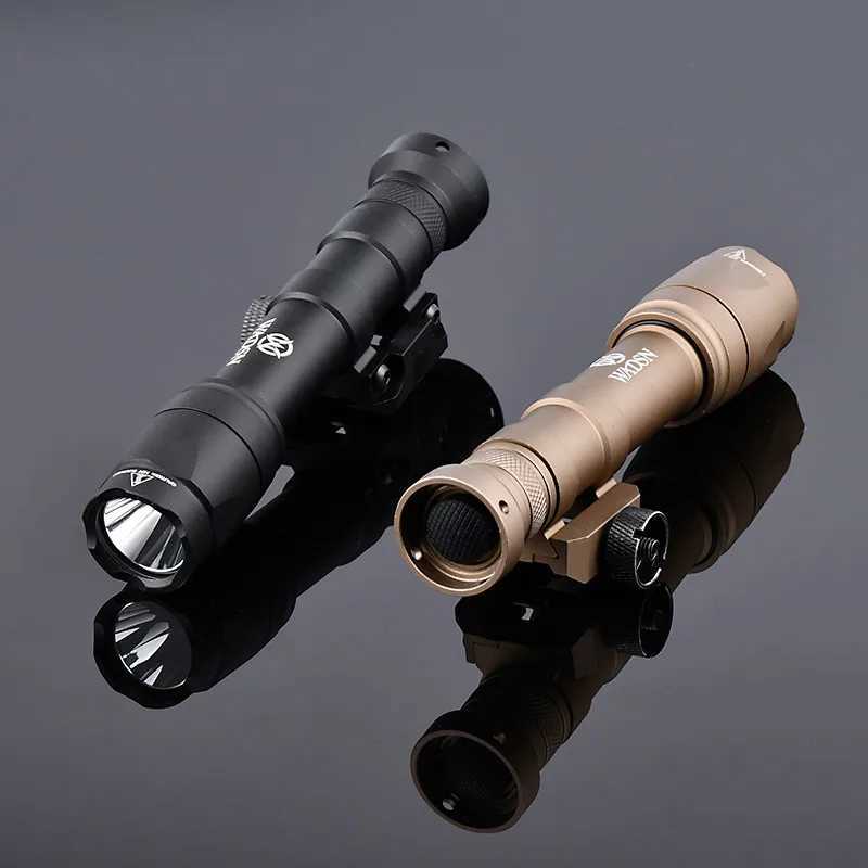 WADSN Airsoft Surefir M600C M600 M300 Tactical Scout Light AR15 Rifle Weapon Flashlight LED Hunting Spotlight SF M300A Gun lamp XJ250701