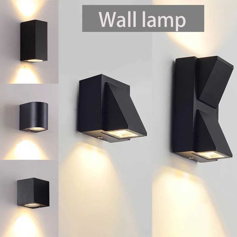 indoor outdoor LED wall lights IP66 Waterproof up down LED 6W LED Wall Lamp Surface Mounted Garden Porch Sensor LED Light XJ250624