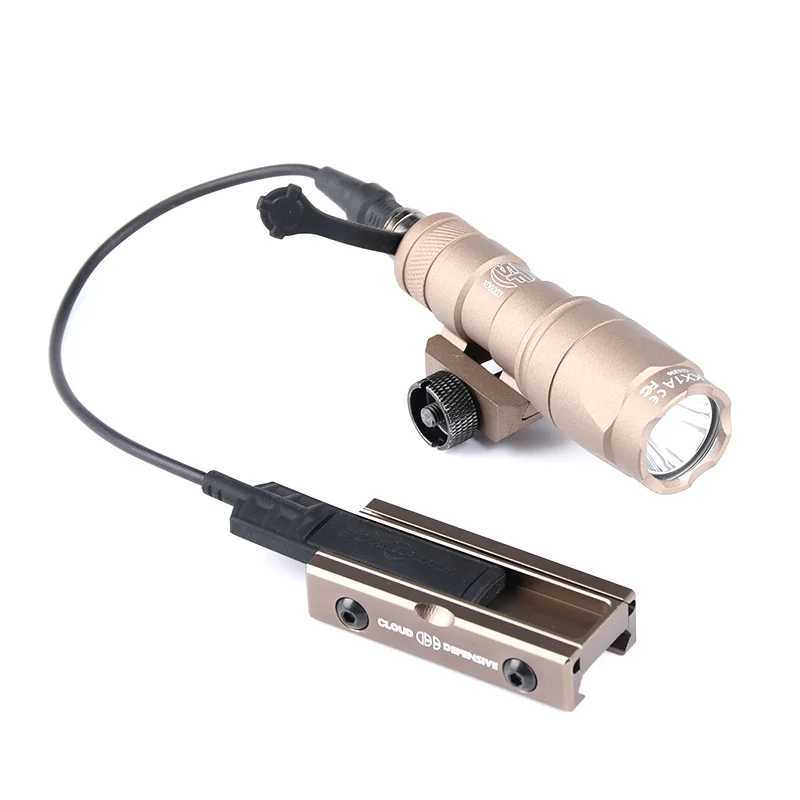 WADSN Surefir M300A M300 Tactical Flashlight Mini Weapon Scout Hunting LED Light Fit 20MM Rail Momentary on Constant on TailXJ250701