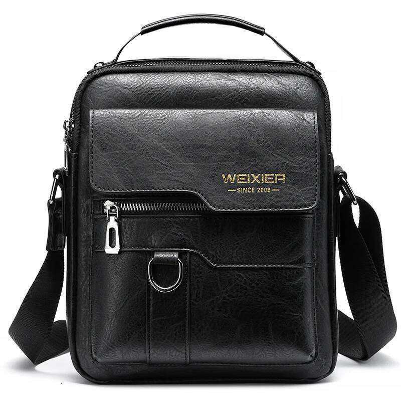 Crossbody Casual Fashion Designer Shoulder PU Backpack High-end Men's Bag